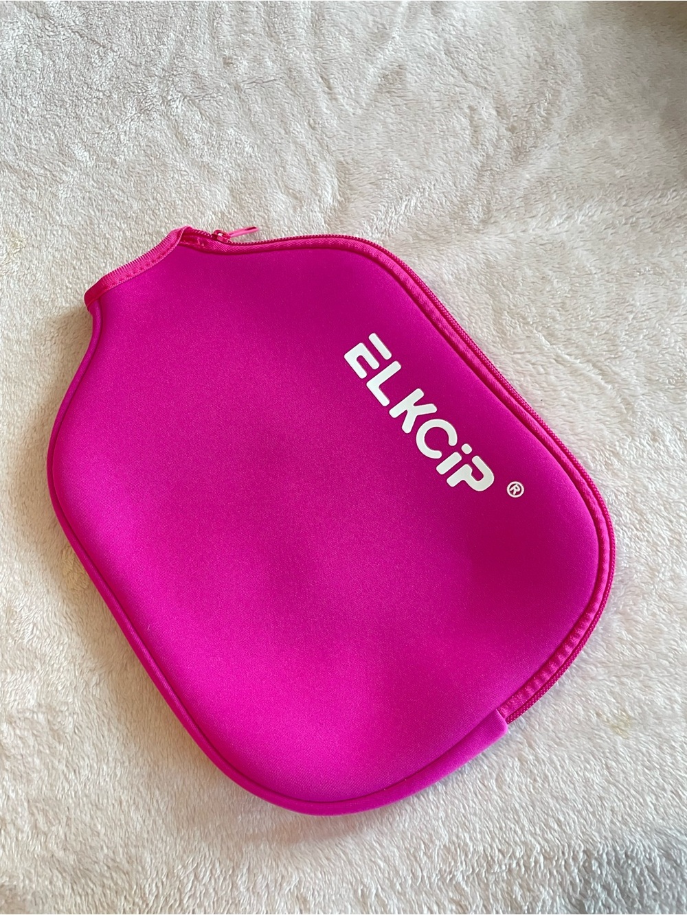 Pink Neoprene pickleball cover